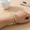 Shiny Glitter Pencil Bangle Trendy Fashion Cuff Bracelet Cute Cross Enamel Bracelet  Daily