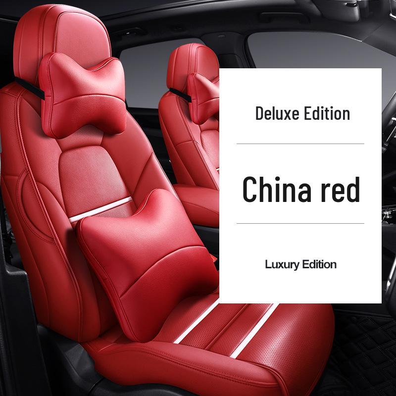 Кожаные чехлы на сиденья Mercedes-Benz C/E/GLC/A-Class – Полный охват, Всесезонная подушка