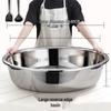 Глубокий Толстый Многоцелевой Таз из Нержавеющей Стали