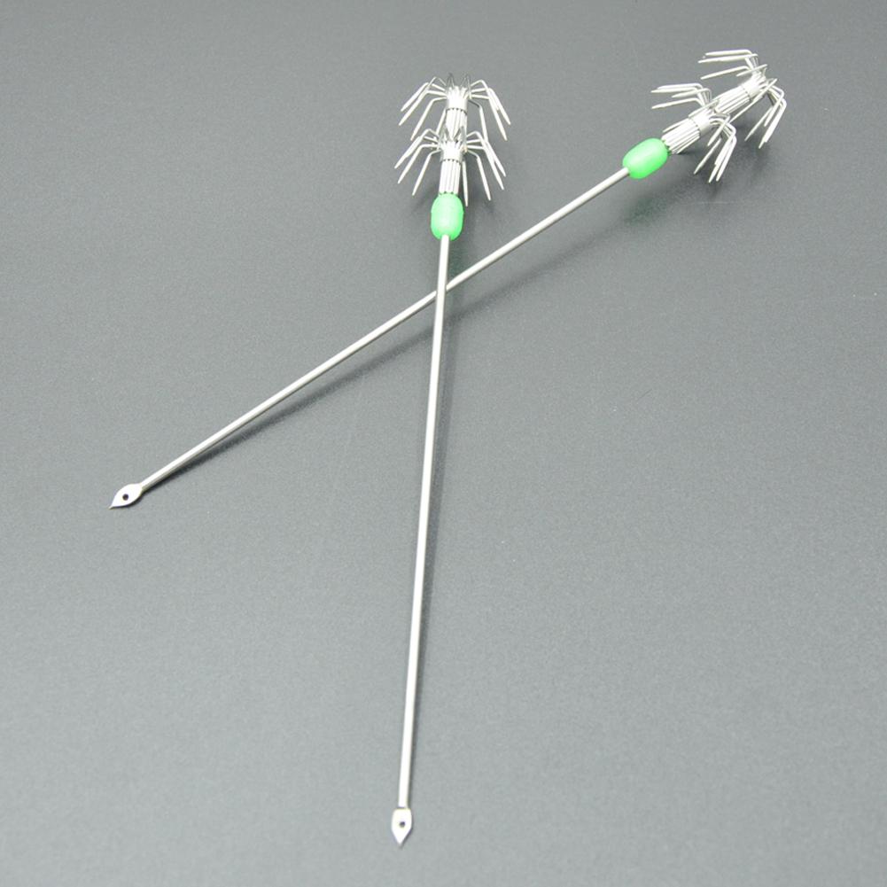 15/17 см светящийся крючок для ловли кальмаров крючок для ловли живых креветок крючок для ловли кальмаров зонтик живая трубка снасть Q0Y4