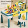 Multifunctional Children's Building Block Table for Ages 3-6: Large Educational Toy