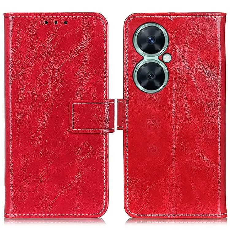 For Huawei Enjoy 60 Pro / nova 11i Wallet Stand Anti-Scratch Phone Case Retro Crazy Horse Texture PU Leather Phone Cover