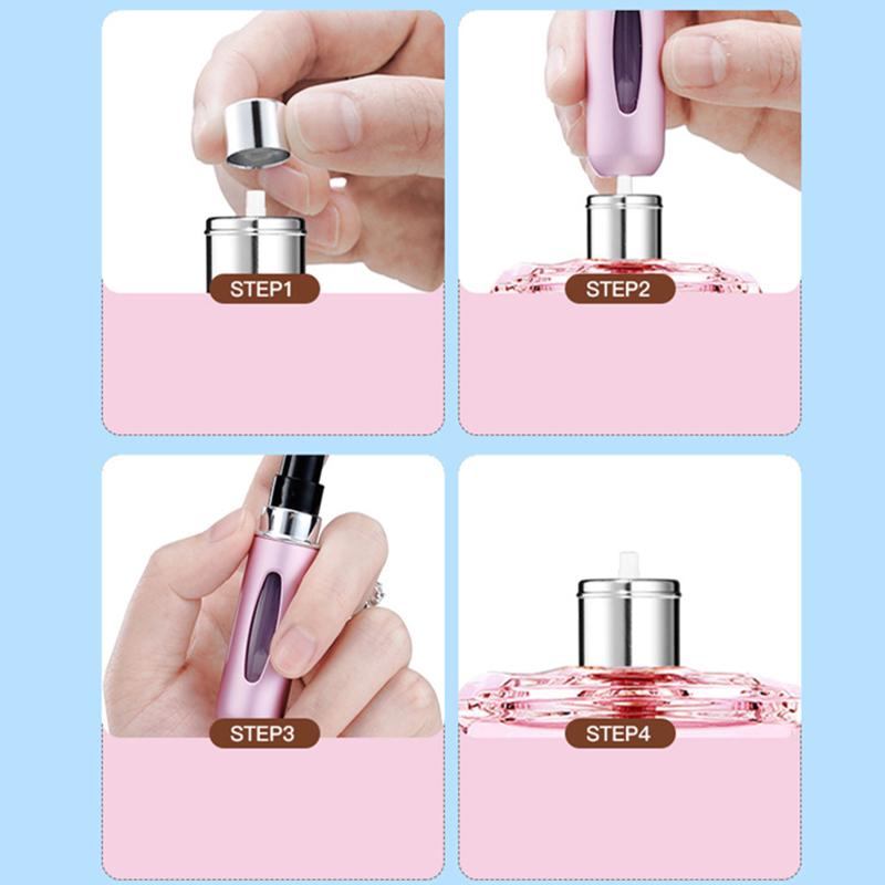 Новый! 5 мл распылитель для духов, распылитель эфирного масла, многоразовый портативный многоразовый косметический дозатор для