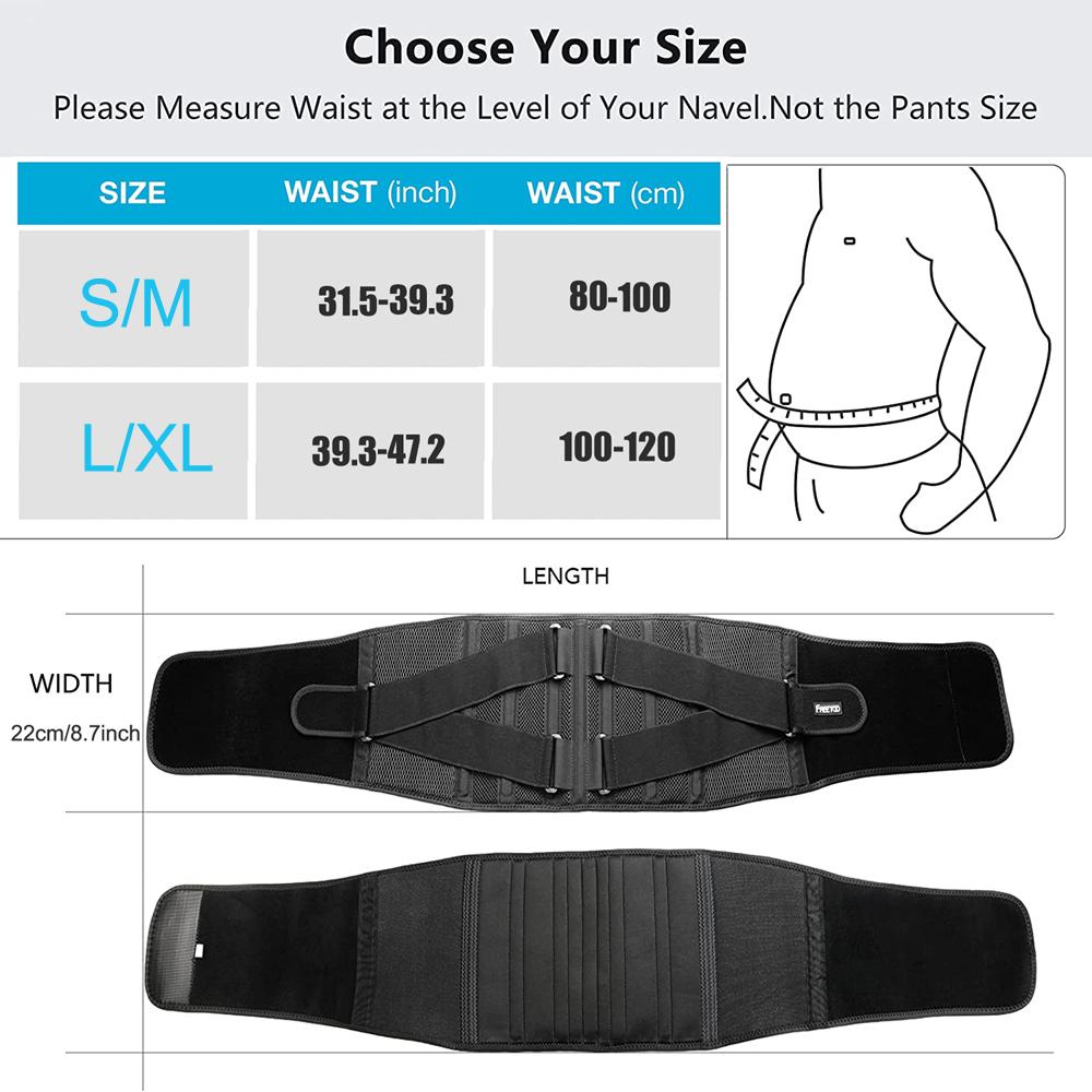 Breathable Back Brace For Men Women Waist Lumbar Support Belt Sciatica Herniated Disc Scoliosis Back Pain Relief