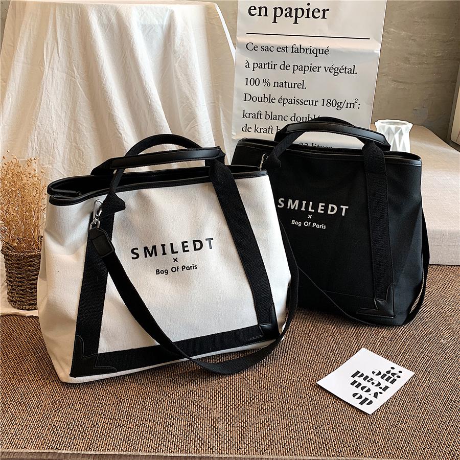 Холщовые женские сумки большой емкости, модные женские сумки через плечо, брендовые дизайнерские повседневные сумки-мессенджеры