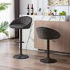 STILLO bar stool, gray, Velvet fabric