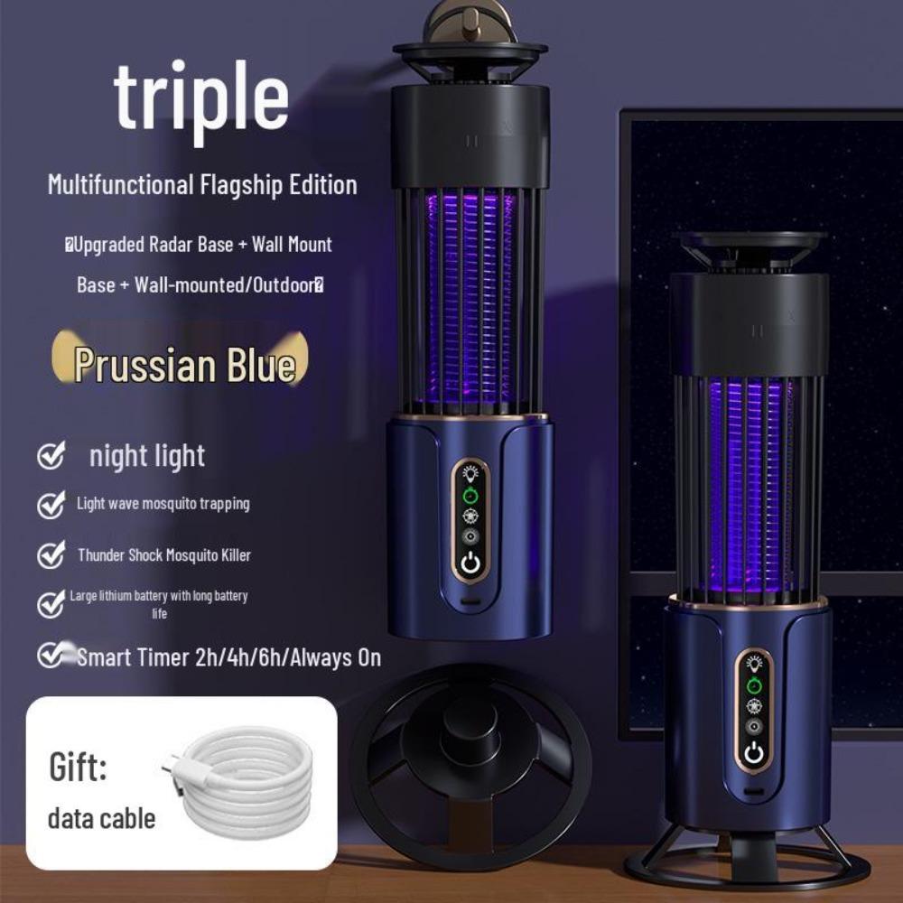 Портативная электрическая лампа-уничтожитель комаров с USB-подзарядкой для использования в помещении/на улице