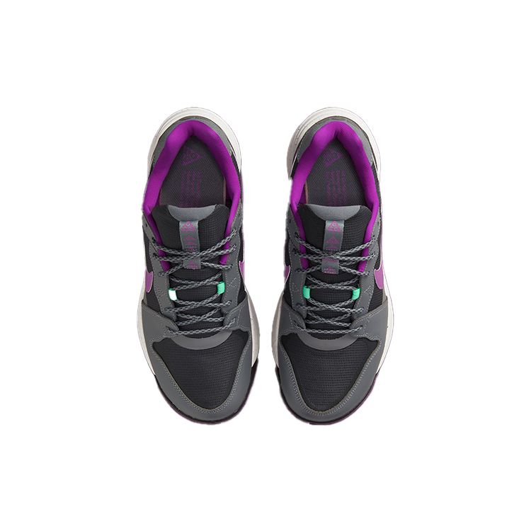 Nike ACG Lowcate Smoke Grey Vivid Purple Кроссовки унисекс Phantom Dark-Smoke-Grey DX2256-002