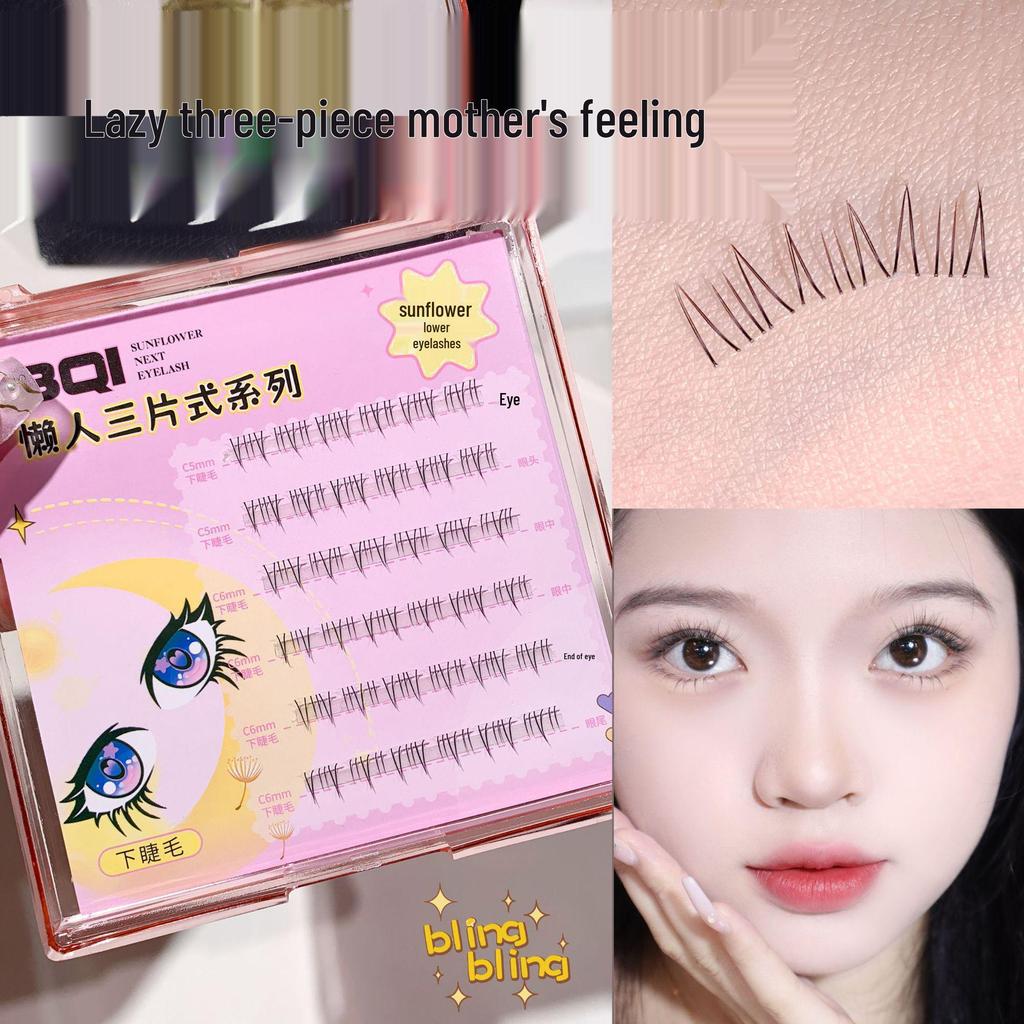 BQI Sunflower Lower Eyelash Clusters - Natural, Photogenic, No Makeup Look