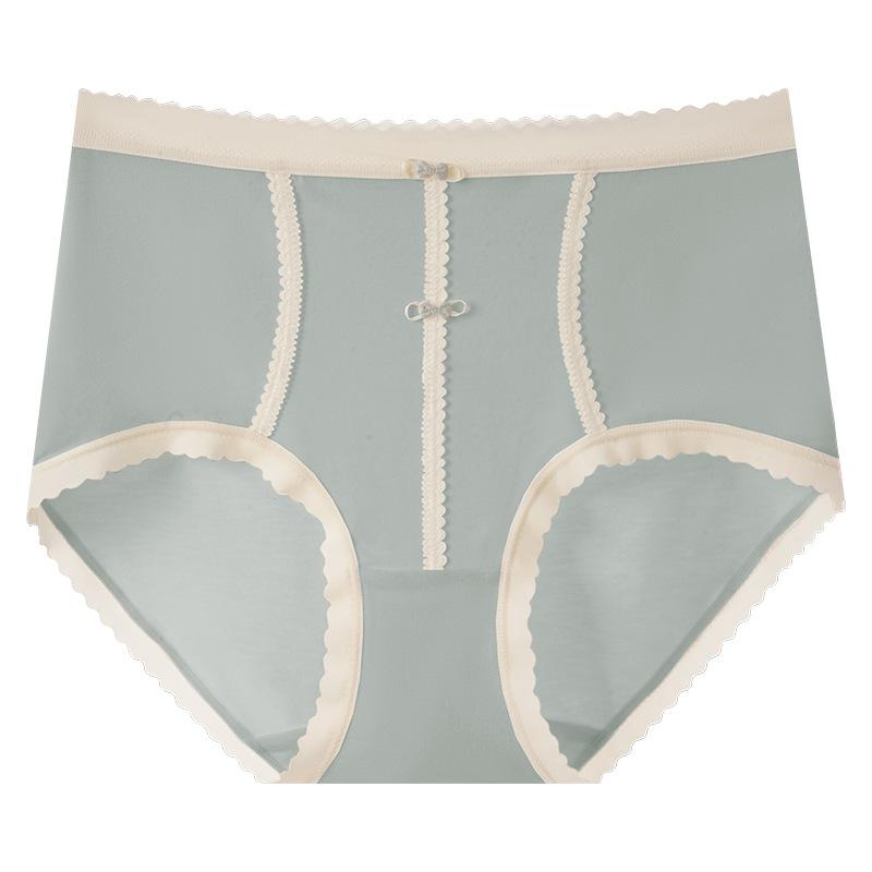 Женские осенне-зимние трусы-слипы треугольной формы с высокой талией, без следов, облегающие бедра, с начесом