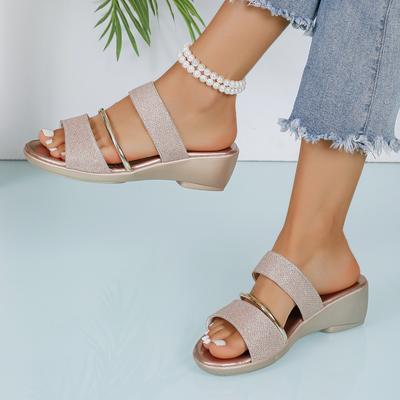 Модные современные тапочки женские на платформе с блочным каблуком шлепанцы женские 2024 новые туфли на высоком каблуке женские летние туфли офисные женские сандалии