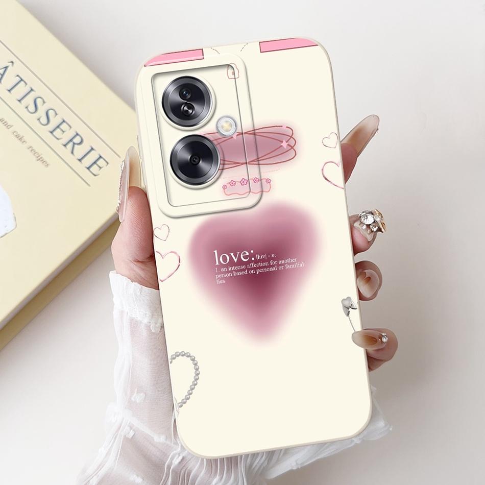 Для OPPO A79 5G Красивый Чехол для Телефона с Рисунком Розы и Бантом Для Oppo A79 5G CPH2553 CPH2557 Ударопрочные Мягкие Силиконовые Чехлы