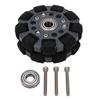 100mm Robot Omni Directional Wheel with Center Bearing Robot Wheel Replacement for Robot Car