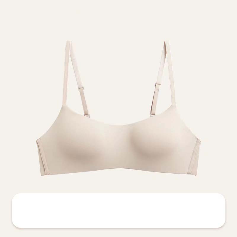 One Piece Seamless Bras Thin Gather Underwear No Steel Rings Bra Soft Comfortable Breathable Underwear Women's Intimates