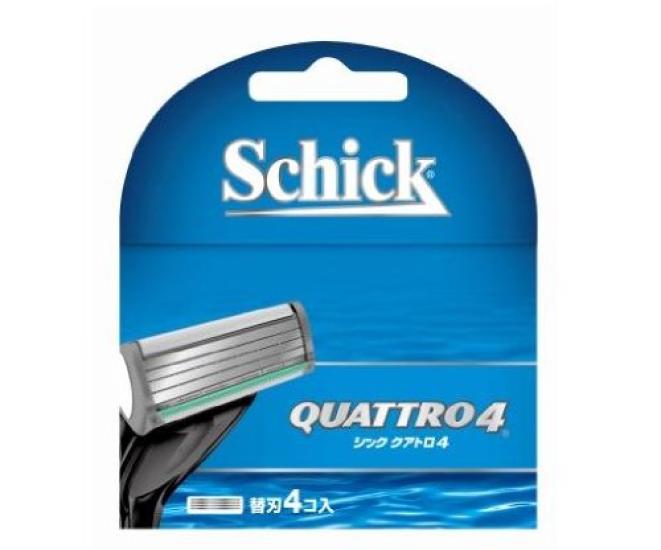 Schick Quattro 4 запасных лезвия 4 шт.