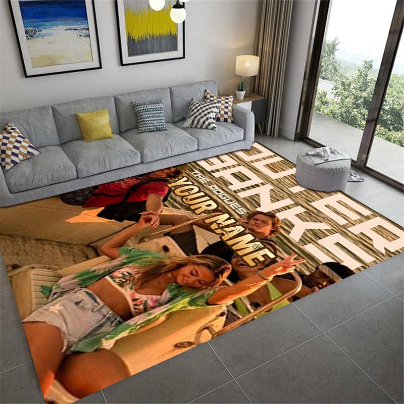 Custom Name Outer Banks Carpet Rug for Living Room Bedroom Home Sofa Decoration,Kids play Non-slip Floor Mat