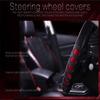 5 Colors 15\ High-Grade Durable Leatherette Material And Slip Resistance Car Auto Universal Steering Wheel Cover