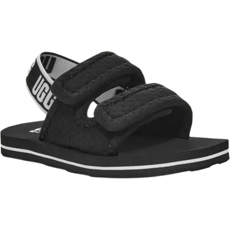 UGG Детские сандалии на ремешке Леннон Черные 1152817K-BLK