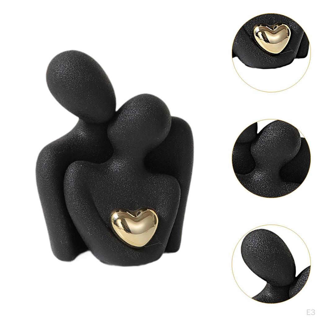 Керамическая парная скульптура для помолвки, подарков на свадьбу ко Дню святого Валентина, украшения стола