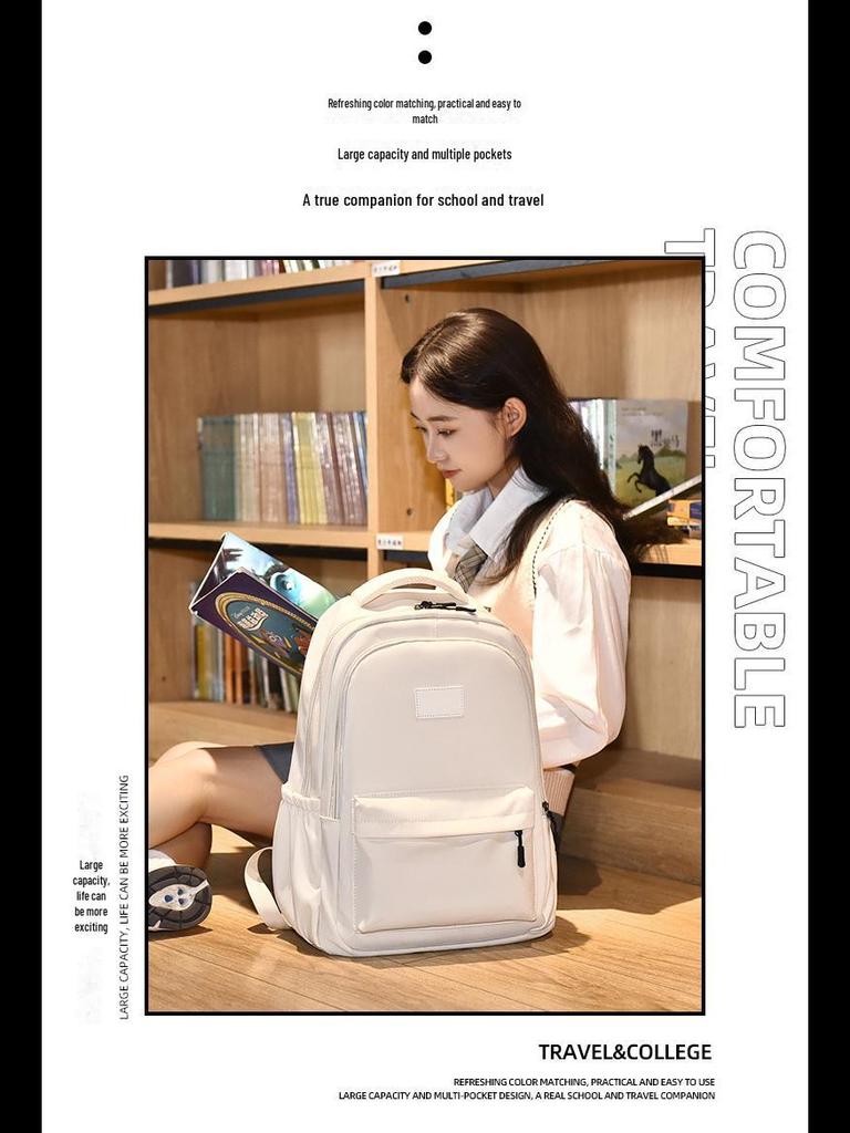 Корейский большой емкости водонепроницаемый Оксфорд школьный рюкзак для девочек