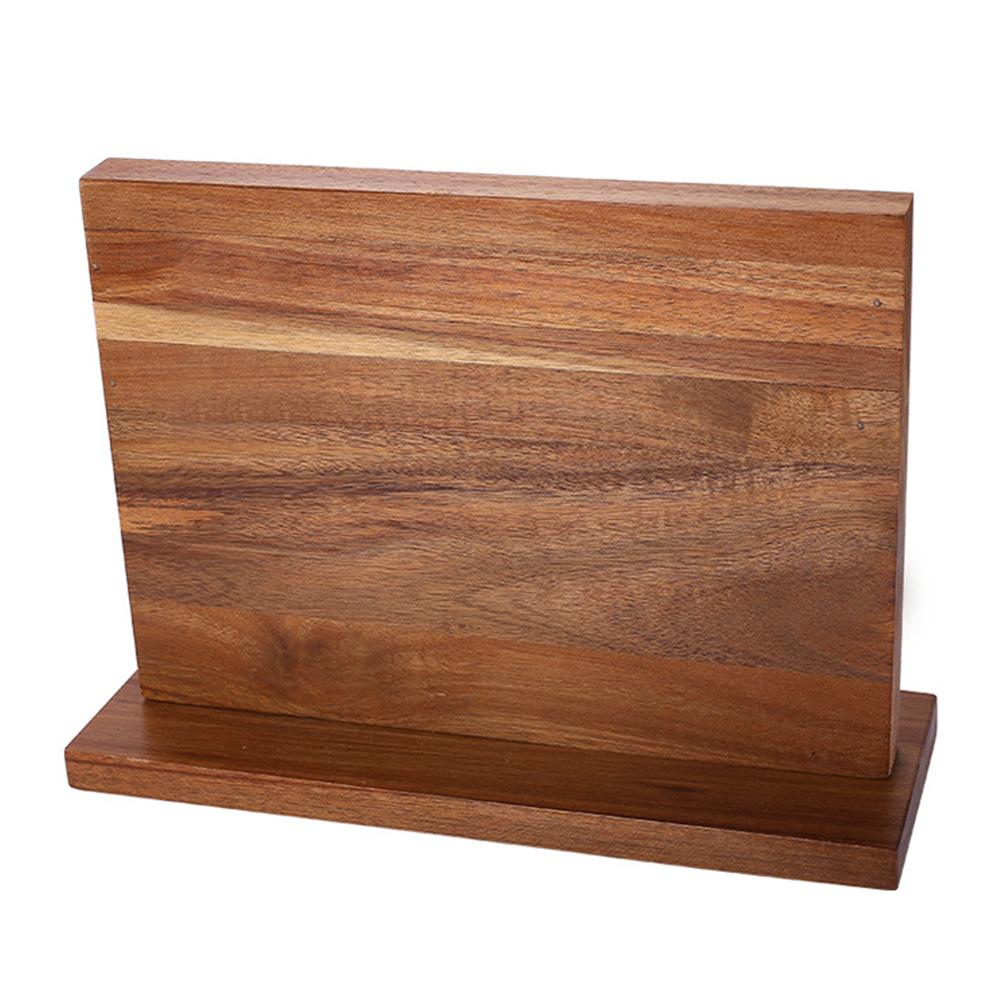 Magnetic Wooden Knife Holder Universal Knife Stand Knife Set Holder Stand for Kitchen Counter Multifunctional Storage