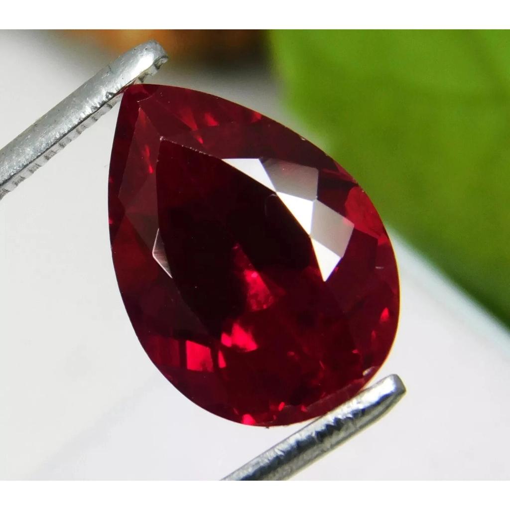 Stunning Red Mozambique Ruby Precious Natural Pear Cut 9-11 Ct Gemstone