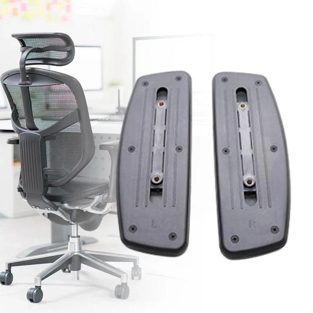 2Pcs/1Pair Easy Installation Office Chair Arm Pads with Mounting Hole Desk Chair Armrest
