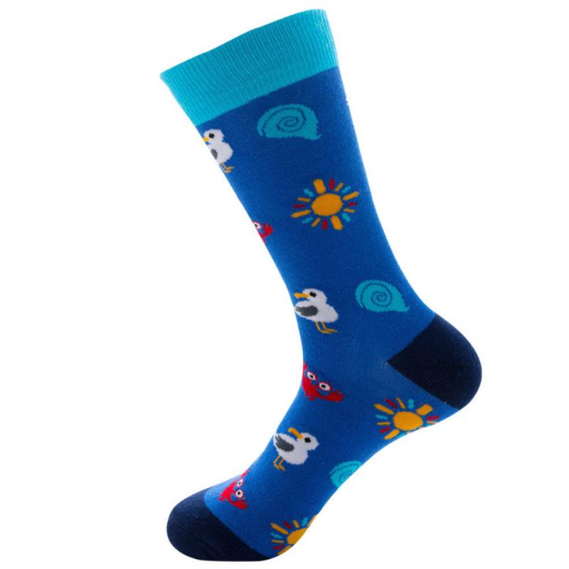 Хлопковые носки с принтом