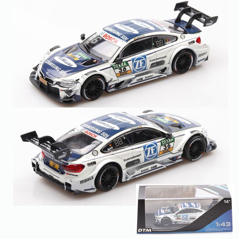 1:43 масштаба M4 GTR гоночный литой автомобиль, модель детского автомобиля, игрушки, подарки для детей с коробкой для показа, коллекция моделей автомобилей