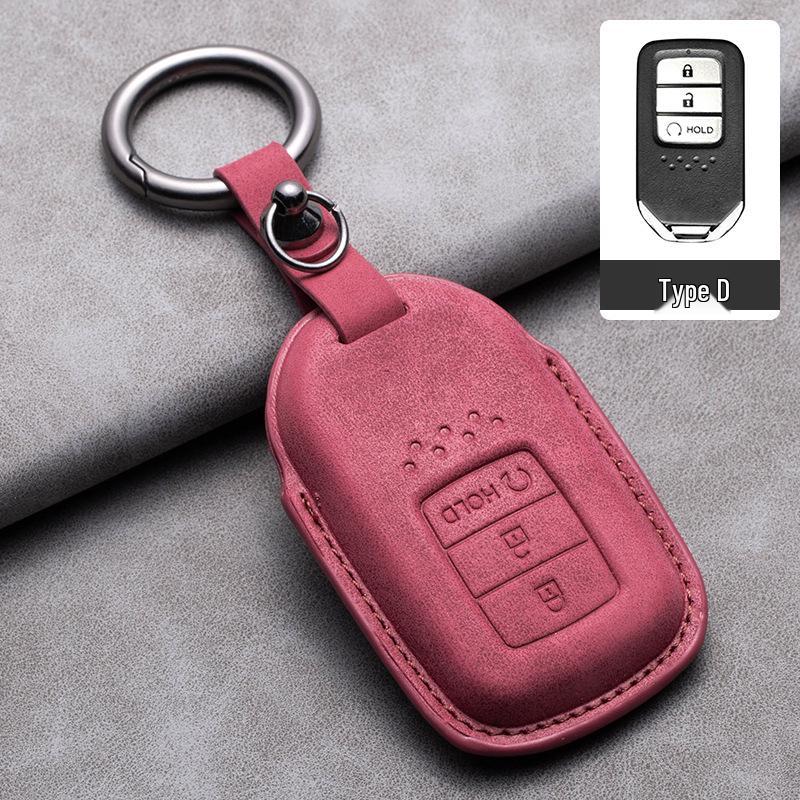 Совместимый кожаный чехол для ключа для GAC Toyota CRV, Crown, Accord, Civic, Haoying и Inspire