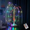 Светодиодный ночник 'Ива' с Гипсофилой, RGB Дерево, Пульт, Настольная лампа для Дома, Спальни, Свадьбы, Рождества, Внутреннего Декора, Прикроватная, Сказочный Свет