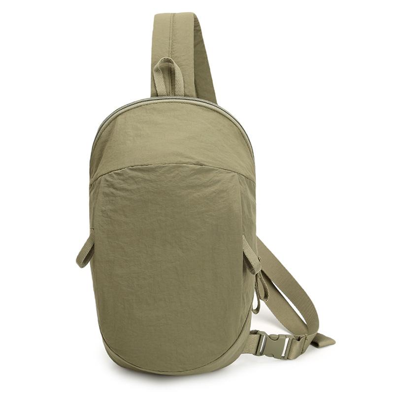 Сумка через плечо Спортивная нагрудная сумка для улицы Большой вместимости Однотонная сумка на плечо