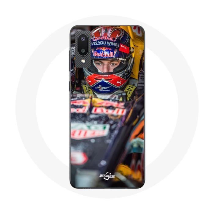 Coque pour Samsung Galaxy A02 Formule 1 Max Verstappen Pilote automobile de F1