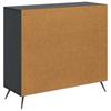 Sideboard Black 89 x 34.5 x 80 cm Wood Based Panel
