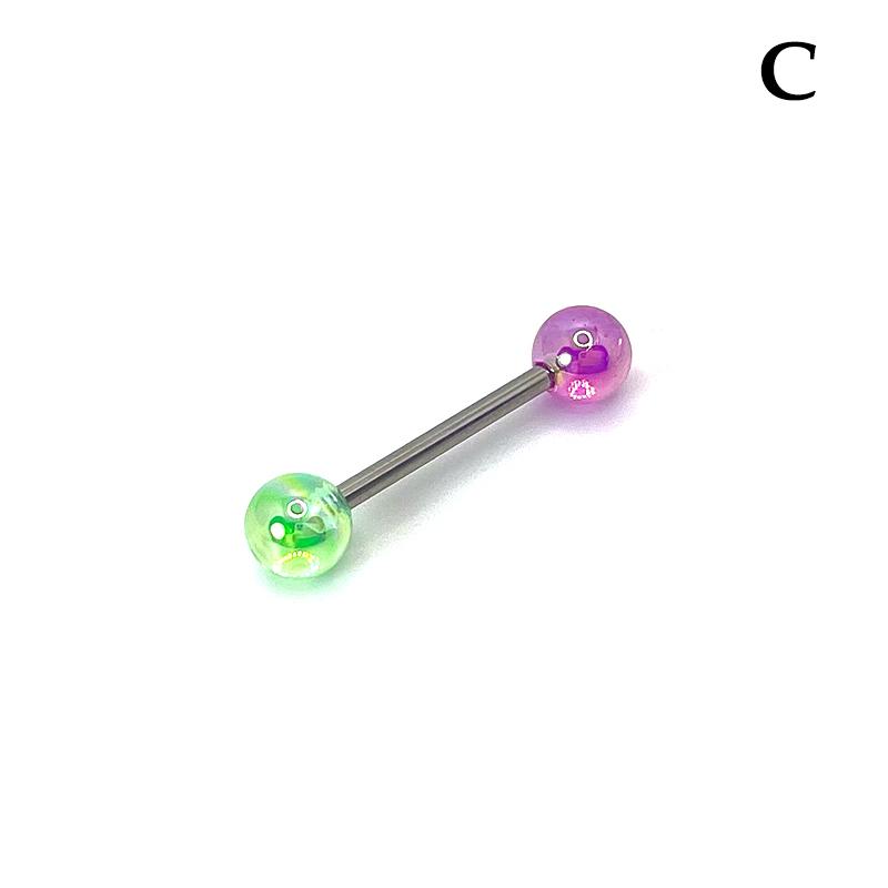 Titanium Steel Colorful Tongue Nails Piercing Body Studs Piercing Body Jewelry