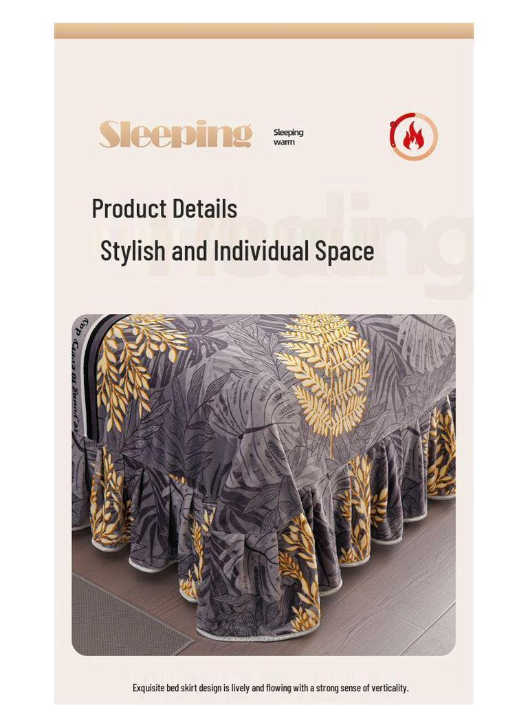 G5Z9 Jin Double-Sided Thickened Velvet Four-Piece Bedding Set for Weddings