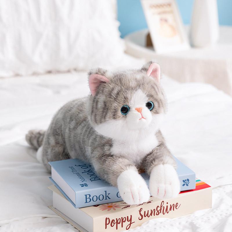 Animal Cat Plush Toy Cute Cartoon Children Bedroom Sleep Accompany Gift Doll
