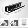 Under Desk Cable Management Tray Under Table Storage Rack Wire Organizer For Office Surge Protector Cable Holder for Home