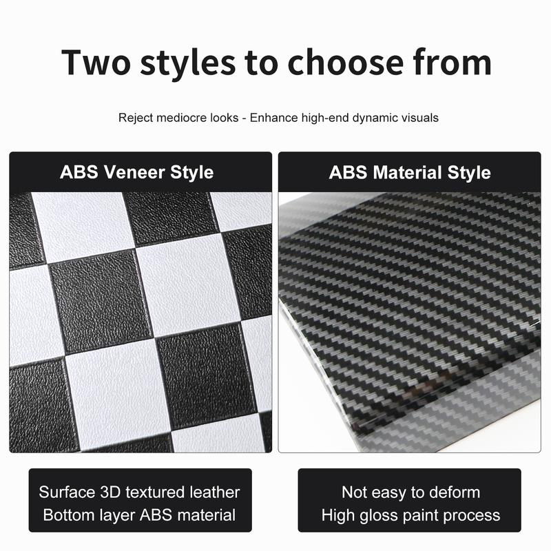 Car Dashboard Decorative Shell ABS Leather For Mini Cooper F55 F56 F57 2014-2021 Center Console Decorative Shell Car Accessories