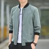 Autumn Bomber Baseball Jacket Men Fashion Slim Fit Coat Streetwear Solid Color Male Outwear Zipper Casual Jackets Tops