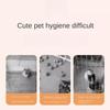 10pcs Disposable Pet Tray Cover Elastic Film Cover Rectangular Rabbit Cage Tray Mat  for Dog Cat
