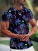 Summer Hawaiian Men's T-shirt 3d Print Tree Graphic T Shirt Fashion Short Sleeve Clothing Oversized Camiseta Streetwear Tee Tops