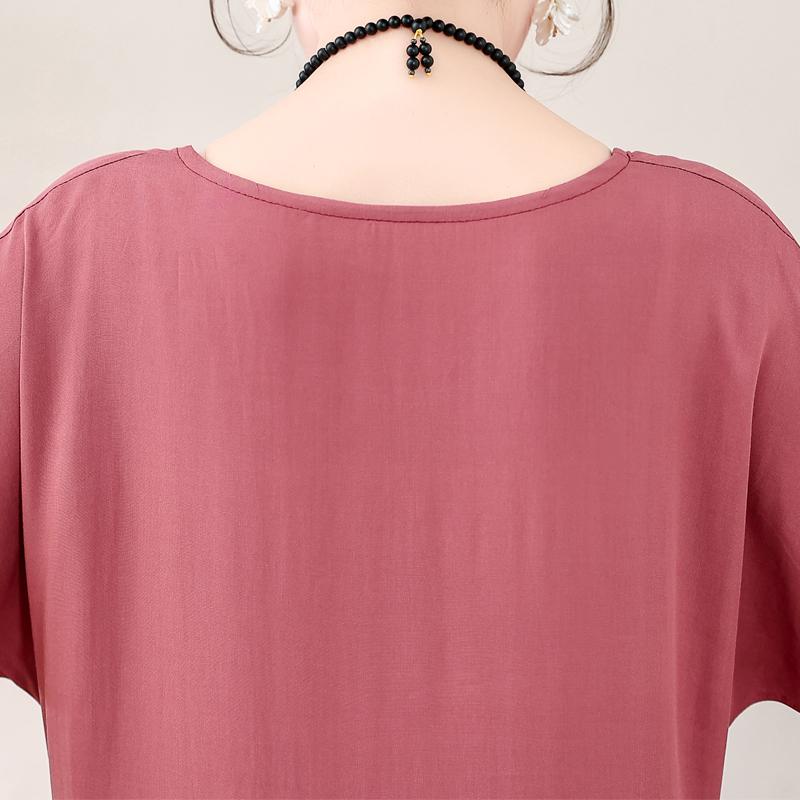 Элегантное женское летнее платье больших размеров, винтажная одежда, однотонные, с коротким рукавом, свободные длинные платья