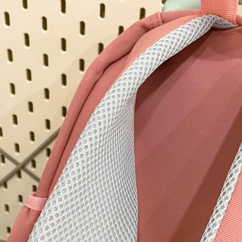 Большая вместимость школьного рюкзака для студента, женский водонепроницаемый рюкзак, контрастный цвет