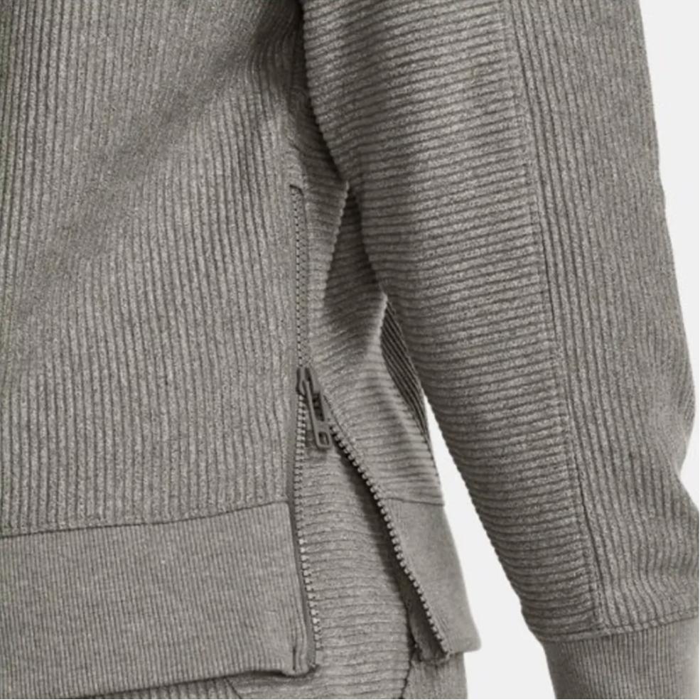 Under Armour Тренировочная толстовка Ottoman Solid Fleece с круглым вырезом, мужская толстовка серого цвета 1373877-294