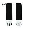 Non Slip Indoor House Socks Cute Cat Paw for Women, Winter Fuzzy Socks, Cozy Soft Plush Comfortable Lounge Animal Slipper Warm Coral Fleece