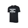 Alphabet Print Sports Crew Neck T-Shirt Men Tops Black AQ3242-010