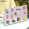 1050 100PCS Cartoon Female Safety Helmet Stickers Aesthetic Decals Toy Guitar Bicycle Laptop Luggage Car Graffiti Kids Sticker