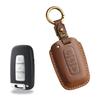 Ретро чехол для ключа подходит для ручной прошивки, застежка для защиты ключа из натуральной коровьей кожи для старых автомобилей Kia