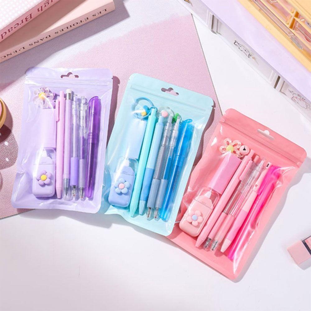 8-in-1 Gel Pen Macaron Color Highlighter INS Eraser  Students Gift